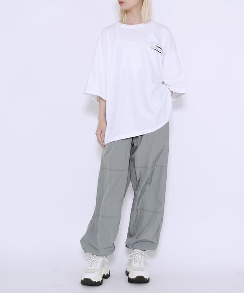 Figments（フィグメンツ）の「message Tシャツ（Tシャツ/カットソー・レディース・ホワイト/ブラック・FREE）」の15枚目の写真