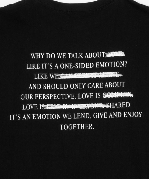 Figments（フィグメンツ）の「message Tシャツ（Tシャツ/カットソー・レディース・ホワイト/ブラック・FREE）」の13枚目の写真