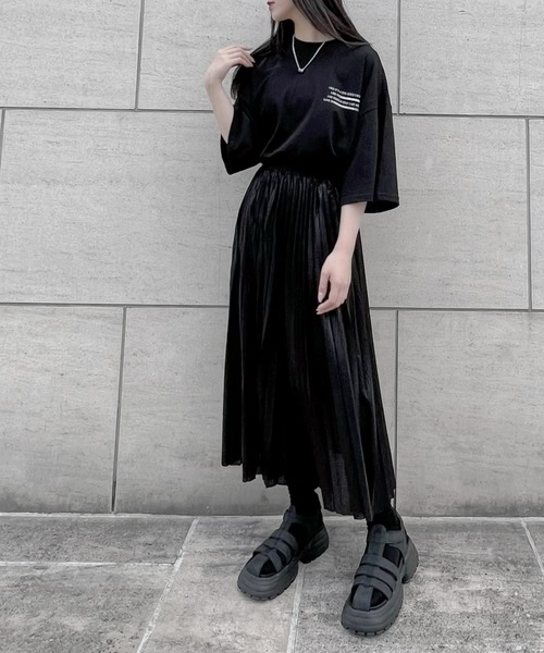 Figments（フィグメンツ）の「message Tシャツ（Tシャツ/カットソー・レディース・ホワイト/ブラック・FREE）」の17枚目の写真