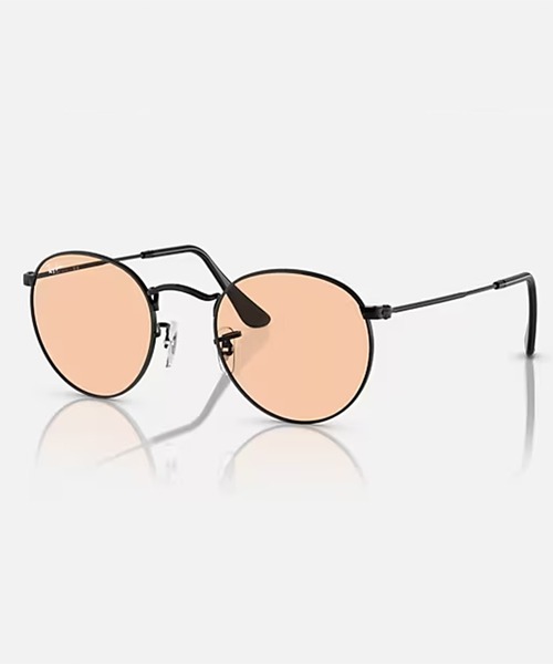 Ray-Ban(レイバン)の「Ray-Ban/レイバン サングラス ROUND METAL WASHED LENSES 紫外線対策 UV対策 0RB3447(サングラス・メンズ・ブラック×ブルー/ブラック系その他/ブラック×グリーン/ブラック×イエロー・FREE)」の1枚目の写真