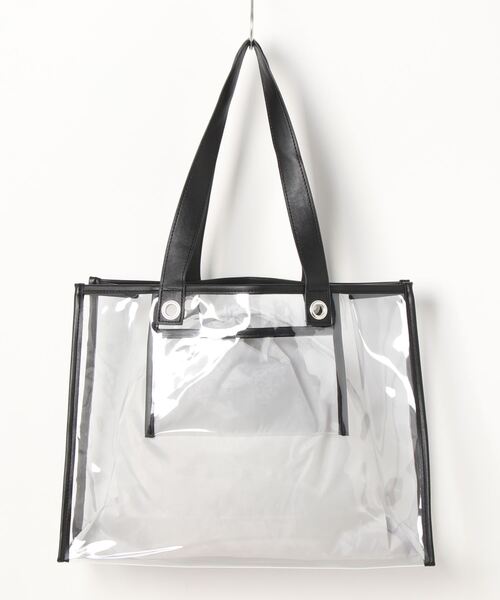 LOVETOXIC（ラブトキシック）の「パイピングビニールトートBAG【SWIM】（バックパック/リュック・キッズ・ブラック/ベージュ/サックスブルー/ピンク・FREE）」の17枚目の写真