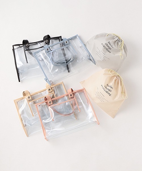 LOVETOXIC（ラブトキシック）の「パイピングビニールトートBAG【SWIM】（バックパック/リュック・キッズ・ブラック/ベージュ/サックスブルー/ピンク・FREE）」の13枚目の写真