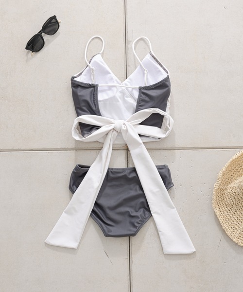 Chico（チコ）の「【水着】バイカラーカシュクール2点SET（水着・レディース・ホワイト系その他2/ブラウン系その他2・FREE）」の22枚目の写真