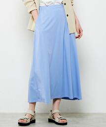 【シンプル大人イージーロングスカート】