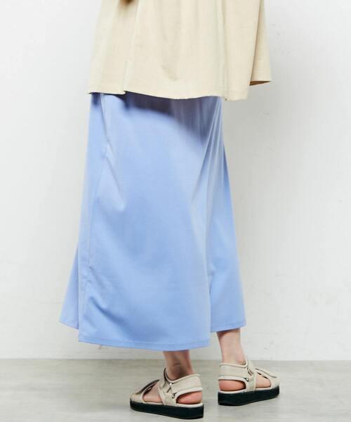 MELROSE claire(メルローズ クレール)の「【シンプル大人イージーロングスカート】(スカート・レディース・ブラック/チャコールグレー/ブルー・FREE)」の5枚目の写真