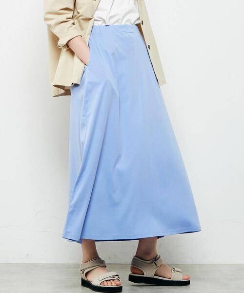 MELROSE claire(メルローズ クレール)の「【シンプル大人イージーロングスカート】(スカート・レディース・ブラック/チャコールグレー/ブルー・FREE)」の7枚目の写真