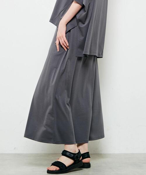 MELROSE claire(メルローズ クレール)の「【シンプル大人イージーロングスカート】(スカート・レディース・ブラック/チャコールグレー/ブルー・FREE)」の16枚目の写真