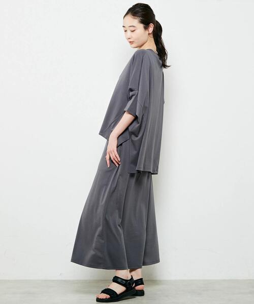 MELROSE claire(メルローズ クレール)の「【シンプル大人イージーロングスカート】(スカート・レディース・ブラック/チャコールグレー/ブルー・FREE)」の20枚目の写真