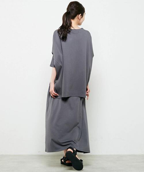 MELROSE claire(メルローズ クレール)の「【シンプル大人イージーロングスカート】(スカート・レディース・ブラック/チャコールグレー/ブルー・FREE)」の21枚目の写真