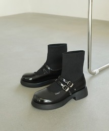 SAISON DE PAPILLON | リブニット素材パンプス(パンプス)