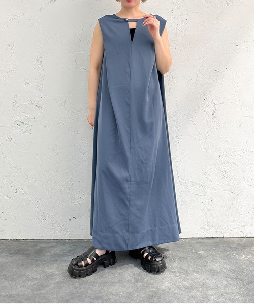 apres jour mignon（アプレジュールミニョン）の「2WAYカッティングフレアワンピース【ZOZOTOWN限定アイテム】（ワンピース・レディース・ブルー/ブラック・SMALL/MEDIUM/X-LARGE）」の20枚目の写真