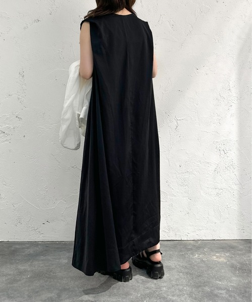 apres jour mignon（アプレジュールミニョン）の「2WAYカッティングフレアワンピース【ZOZOTOWN限定アイテム】（ワンピース・レディース・ブルー/ブラック・SMALL/MEDIUM/X-LARGE）」の10枚目の写真