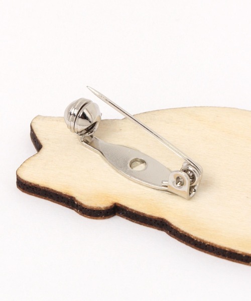 studio CLIP（スタディオクリップ）の「ウッドアニマルブローチ（ブローチ/コサージュ・レディース・その他2/その他1・FREE）」の4枚目の写真