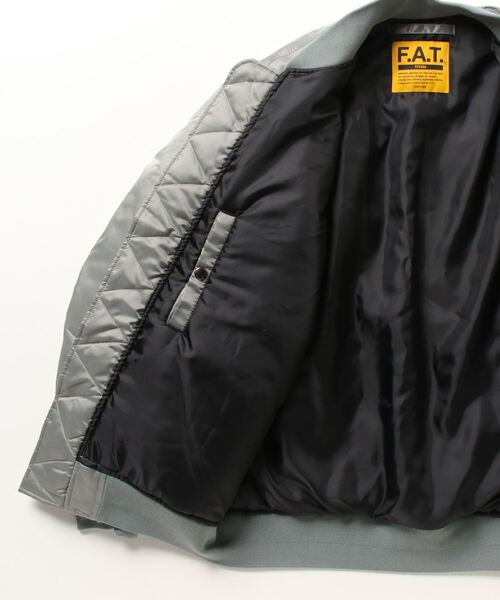 FAT（エフエイティー）の「BOMBER-1（MA-1・メンズ・オリーブ/ブラック/キャメル・JUMBO(XXL)/TITCH(M)/SKINNY(L)/FAT(XL)）」の5枚目の写真