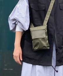 MONO-MART | ナイロン×シンセティックレザーコンビ マルチミニスクエアショルダーバッグ(ショルダーバッグ)