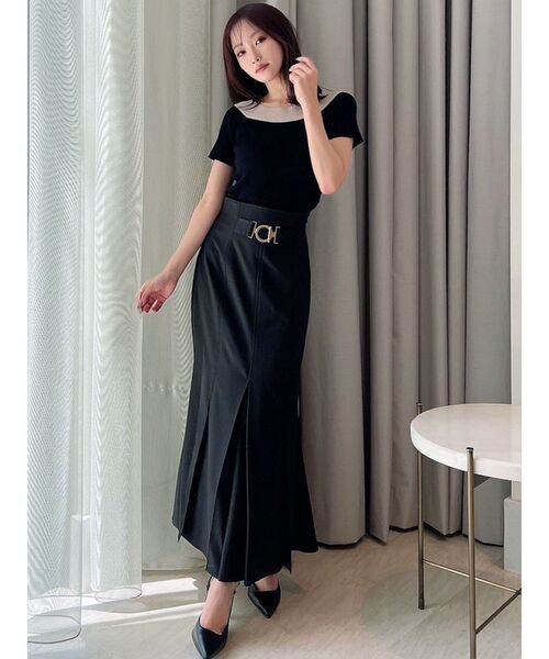 RESEXXY（リゼクシー）の「オフショルニットトップス（ニット/セーター・レディース・ホワイト/ブラック/オレンジ/その他1・FREE）」の13枚目の写真