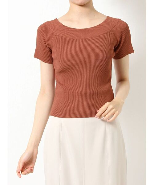 RESEXXY（リゼクシー）の「オフショルニットトップス（ニット/セーター・レディース・ホワイト/ブラック/オレンジ/その他1・FREE）」の22枚目の写真