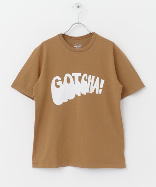MIXTA(ミクスタ)の「Mixta GOTCHA T-SHIRTS(Tシャツ/カットソー・レディース・ブラウン系その他/ブルー系その他/アイボリー・FREE)」の4枚目の写真