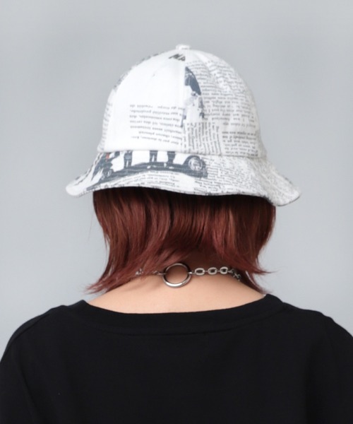 RNA（アールエヌエー）の「E4926 デニムベルハット（ハット・レディース・ブルー/ライトブルー/ホワイト×ブラック・FREE）」の7枚目の写真