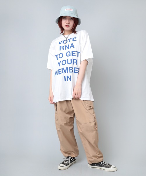 RNA（アールエヌエー）の「E4926 デニムベルハット（ハット・レディース・ブルー/ライトブルー/ホワイト×ブラック・FREE）」の13枚目の写真