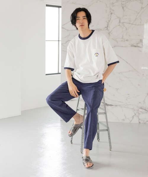 セール】ピグメントリンガーロゴTシャツ（Tシャツ/カットソー