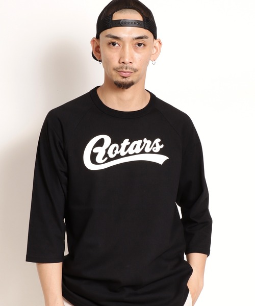 ROTAR(ローター)の「Rotars Raglan Tee(Tシャツ/カットソー・メンズ・ブラック/ホワイト/ホワイト×ネイビー・MEDIUM/LARGE/SMALL/X-LARGE)」の1枚目の写真