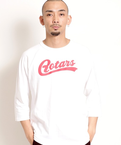 ROTAR(ローター)の「Rotars Raglan Tee(Tシャツ/カットソー・メンズ・ブラック/ホワイト/ホワイト×ネイビー・MEDIUM/LARGE/SMALL/X-LARGE)」の4枚目の写真
