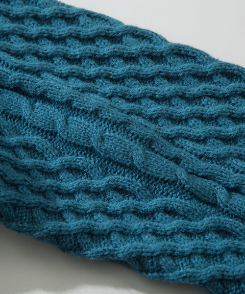 【セール】HOOK -original- 古着風 レトロ調メキシコパッチワーク模様ニット風スウェット（ニット/セーター）｜HOOK（フック）