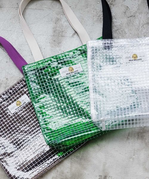 PBLIM（ページボーイリム）の「PBLIM/WWコラボビニールトートバック（トートバッグ・レディース・グレー系その他/グリーン/クリア・FREE）」の12枚目の写真