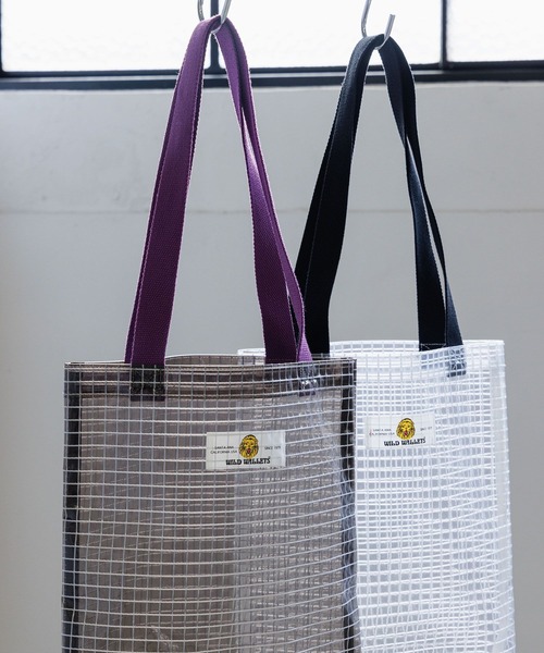 PBLIM（ページボーイリム）の「PBLIM/WWコラボビニールトートバック（トートバッグ・レディース・グレー系その他/グリーン/クリア・FREE）」の4枚目の写真