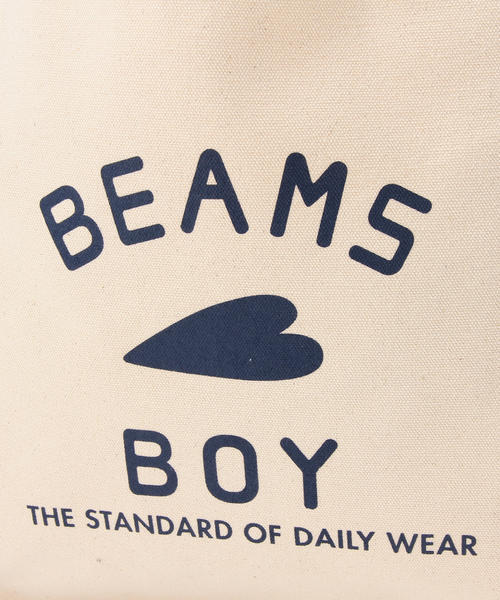 BEAMS BOY（ビームスボーイ）の「【予約】BEAMS BOY / BB ロゴ TOTE BAG（トートバッグ・レディース・ナチュラル/ネイビー・ONE SIZE）」の6枚目の写真