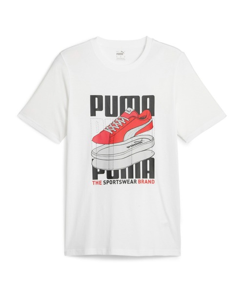 すぐ届く♪BALENCIAGA×プーマ人気フィッテッドTシャツ白♪ pa6949-01_1.jpg