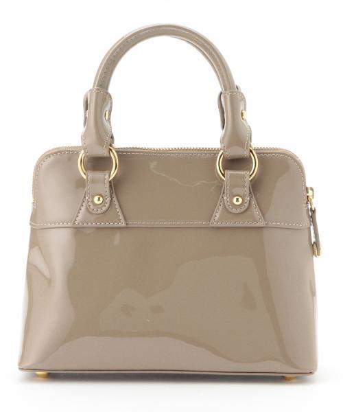 MODALU（モダルー）の「MODALU / "PIPPA" スモールパテントバッグ（ハンドバッグ・レディース・ベージュ・ONE SIZE）」の4枚目の写真