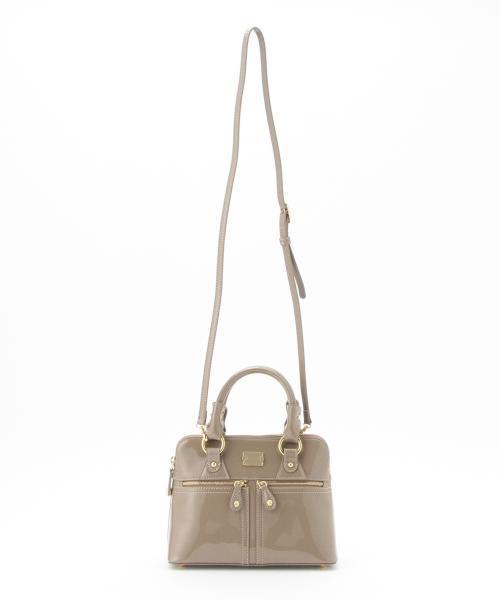 MODALU（モダルー）の「MODALU / "PIPPA" スモールパテントバッグ（ハンドバッグ・レディース・ベージュ・ONE SIZE）」の10枚目の写真