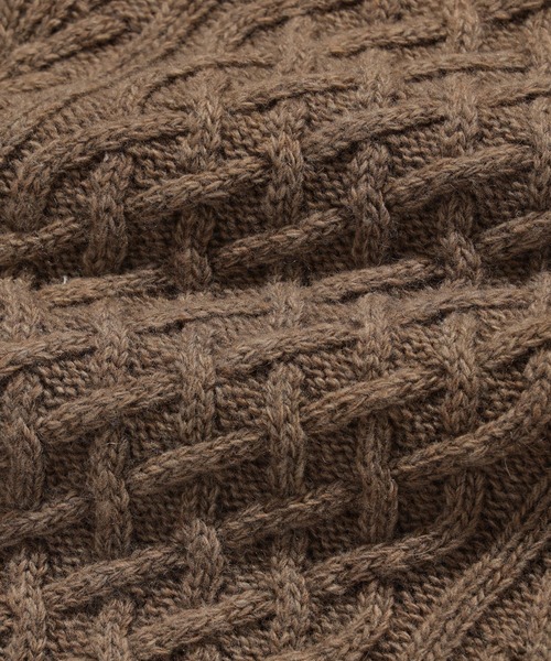 BEAMS（ビームス）の「BEAMS / 5ゲージ ラムウール ケーブルニット（ニット/セーター・メンズ・ベージュ/グレー/オフホワイト・L/M/S/XL）」の11枚目の写真