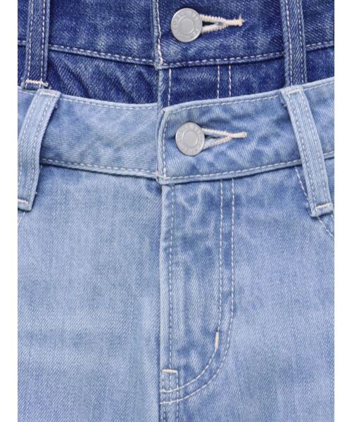 EVRIS（エヴリス）の「【10周年記念】ダブルウエストデザインワイドデニムパンツ（デニムパンツ・レディース・ブルー・SMALL/MEDIUM）」の20枚目の写真