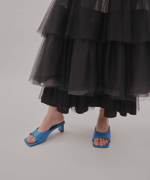 LE VERNIS(ル・ベルニ)の「【LE VERNIS】パッファーサンダル(サンダル・レディース・ブルー/オレンジ・23.5/24.5)」の6枚目の写真