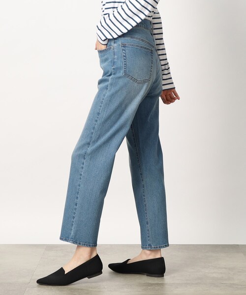 grove（グローブ）の「◆履き心地も着回し力も◎なストレートフィットデニム（デニムパンツ・レディース・ブルー/ネイビー・02/03/04/01/05）」の20枚目の写真