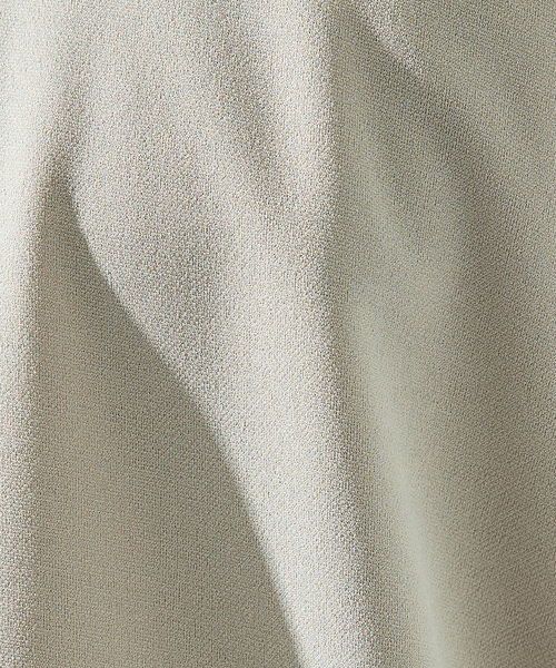 AH ABAHOUSE（エーエイチアバハウス）の「【AH ABAHOUSE】カットジョーゼット ドロップショルダー モックネック Tシャツ（Tシャツ/カットソー・メンズ・チャコールグレー/ホワイト/ピンクベージュ/グレイッシュベージュ/オレンジ系その他/グレイッシュブルー/ブラック/グリーン・46/48）」の12枚目の写真