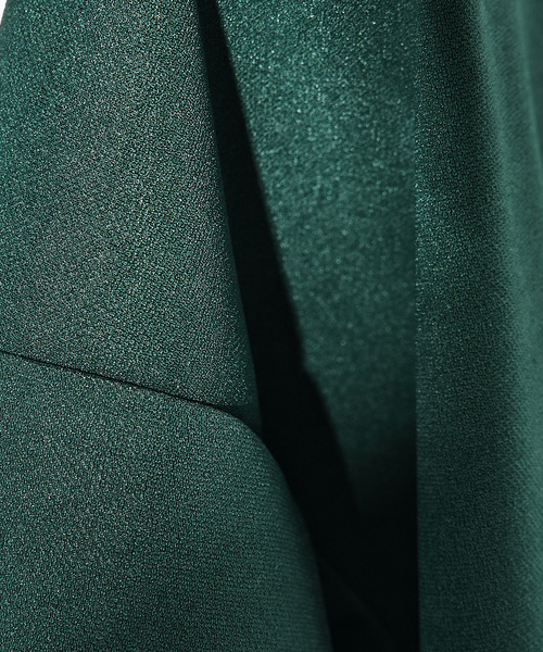 AH ABAHOUSE（エーエイチアバハウス）の「【AH ABAHOUSE】カットジョーゼット ドロップショルダー モックネック Tシャツ（Tシャツ/カットソー・メンズ・チャコールグレー/ホワイト/ピンクベージュ/グレイッシュベージュ/オレンジ系その他/グレイッシュブルー/ブラック/グリーン・46/48）」の14枚目の写真