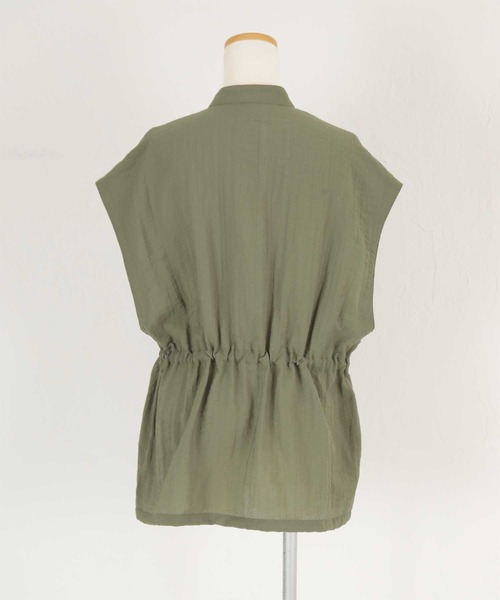 titivate（ティティベイト）の「ミリタリーベスト（ミリタリージャケット・レディース・ブラック/カーキ・M）」の16枚目の写真