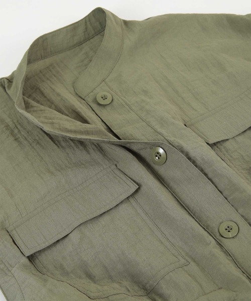 titivate（ティティベイト）の「ミリタリーベスト（ミリタリージャケット・レディース・ブラック/カーキ・M）」の18枚目の写真