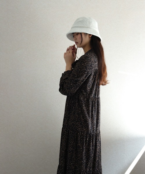 QUEENHEAD(クイーンヘッド)の「ツイードバケットハット(ハット・レディース・ブラック×ホワイト/ホワイト/ブラック・X-LARGE/FREE)」の18枚目の写真