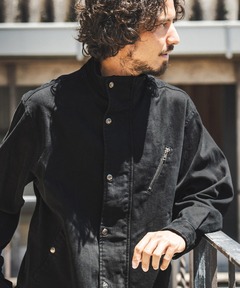 セミベジタブル レザー トラッカー ジャケット（その他アウター