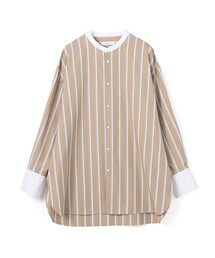 MACPHEE | ファインブロード バンドカラーシャツ(シャツ/ブラウス)