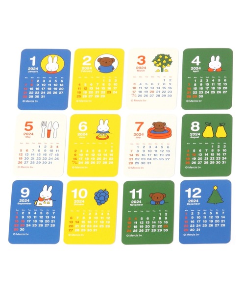 studio CLIP（スタディオクリップ）の「〔2024年度〕オブジェカレンダー【Dick Brunaコラボ】ｰ（ステーショナリー・レディース・その他1・FREE）」の13枚目の写真