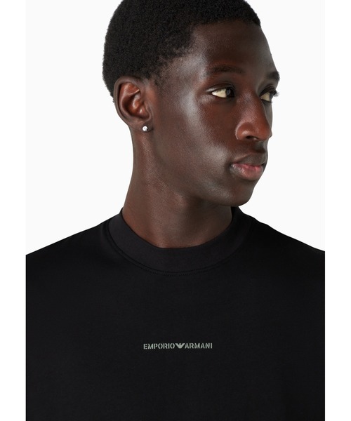 セール】【エンポリオ アルマーニ】オーバーサイズフィットTシャツ 