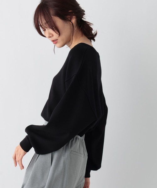 GLOBAL WORK(グローバルワーク)の「トリプルイージークループルオーバー/962859(ニット/セーター・レディース・ブルー系その他4/ブラック/オフホワイト/ベージュ・SHORT/FREE)」の19枚目の写真