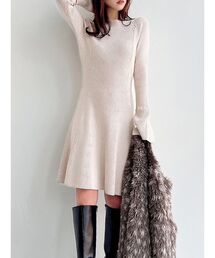 RESEXXY | 【S】ラグランスリーブニットワンピース(ワンピース)