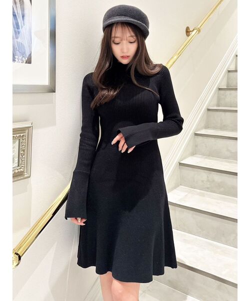 RESEXXY（リゼクシー）の「【S】ラグランスリーブニットワンピース（ワンピース・レディース・アイボリー/モカ/ブラック/チャコールグレー・FREE）」の15枚目の写真